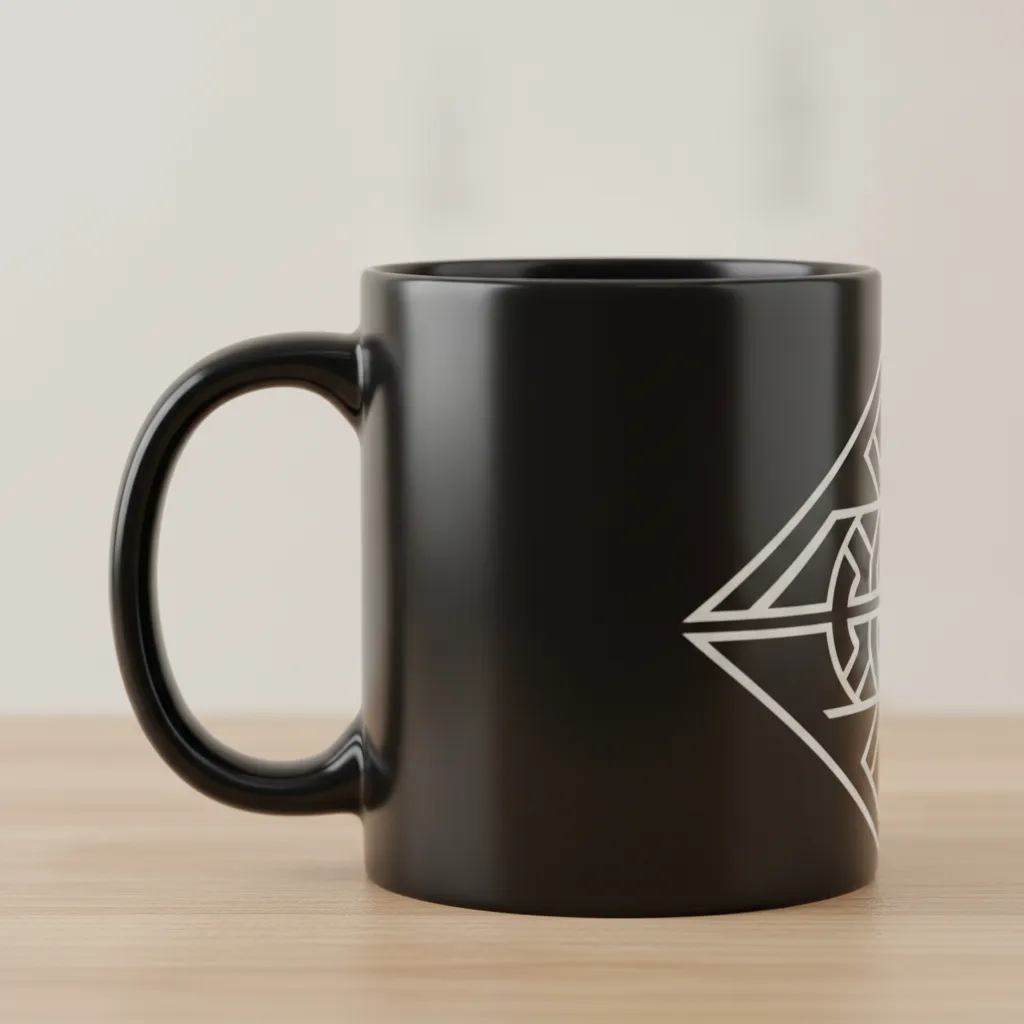 Black Glossy Mug - Image 3